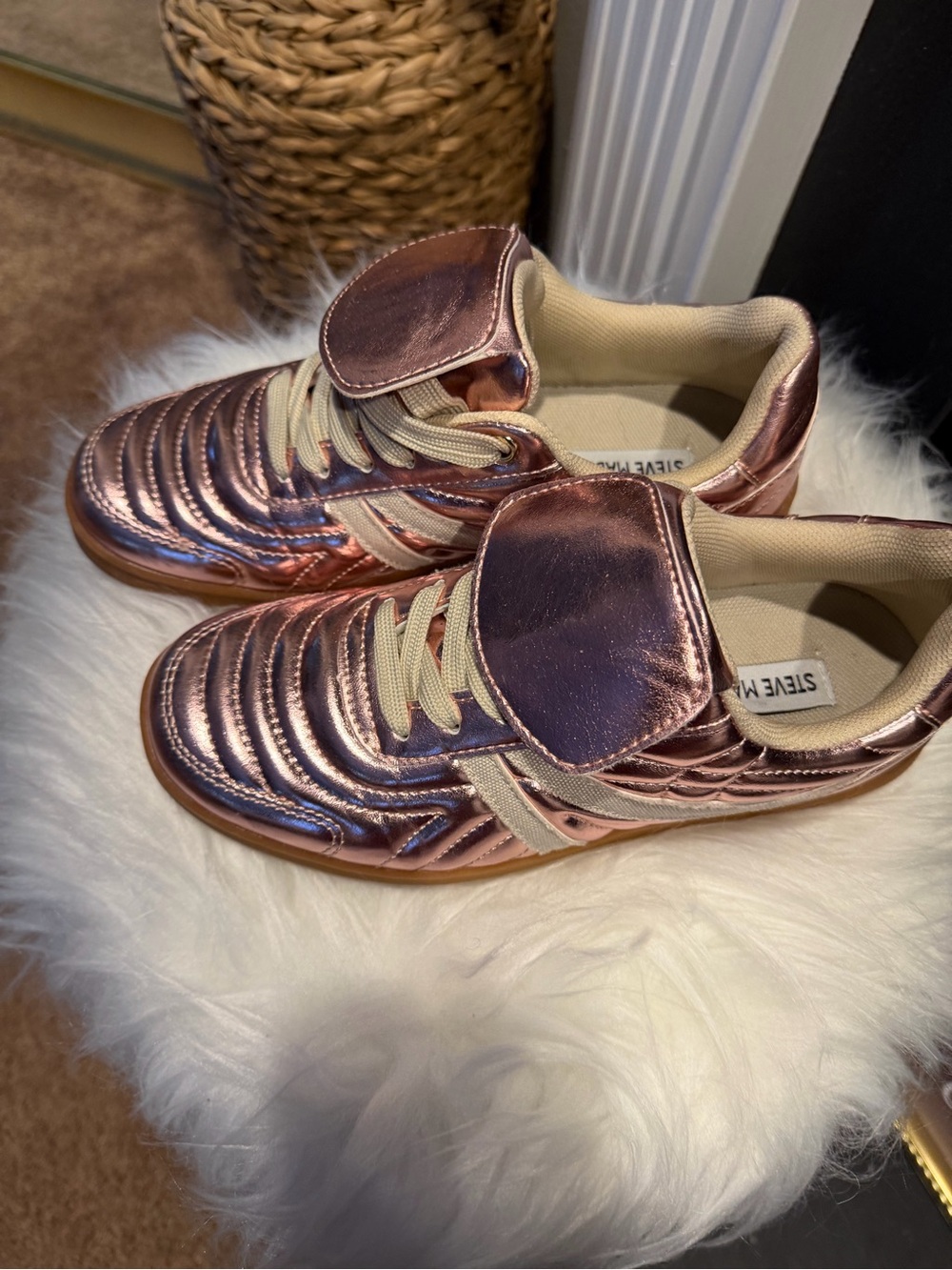 Steve Madden Metallic Rose Sneaker